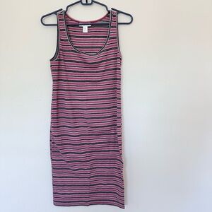 Motherhood Maternity Striped Sleeveless Dress size M